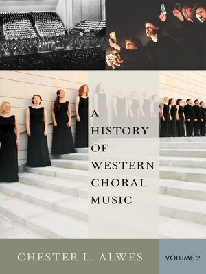 cover image of A History of Western Choral Music, Volume 2